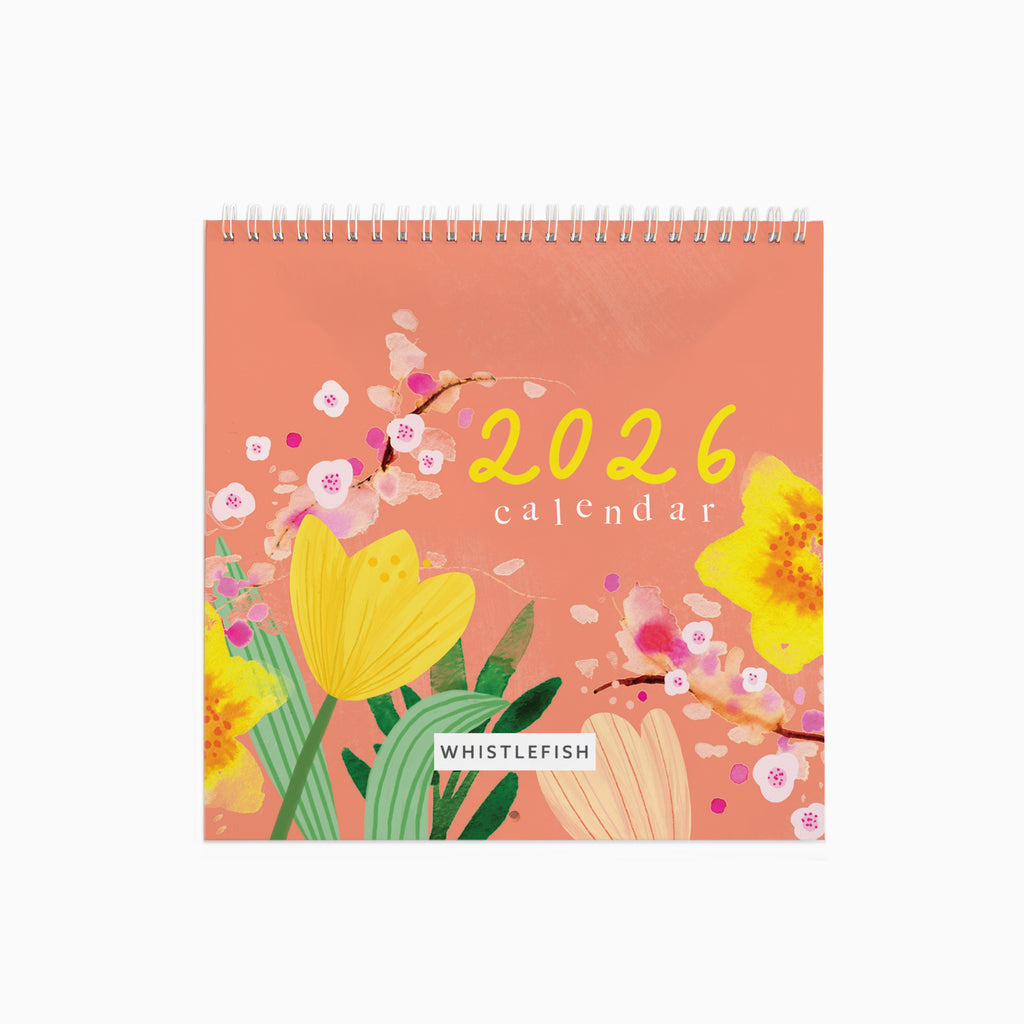 Calendar-WF2603CA - Funky Florals 2026 Calendar-Whistlefish