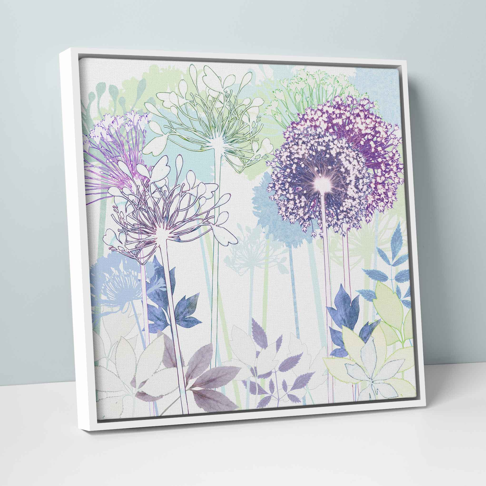 Canvas-ARC14F - Allium Garden-Whistlefish