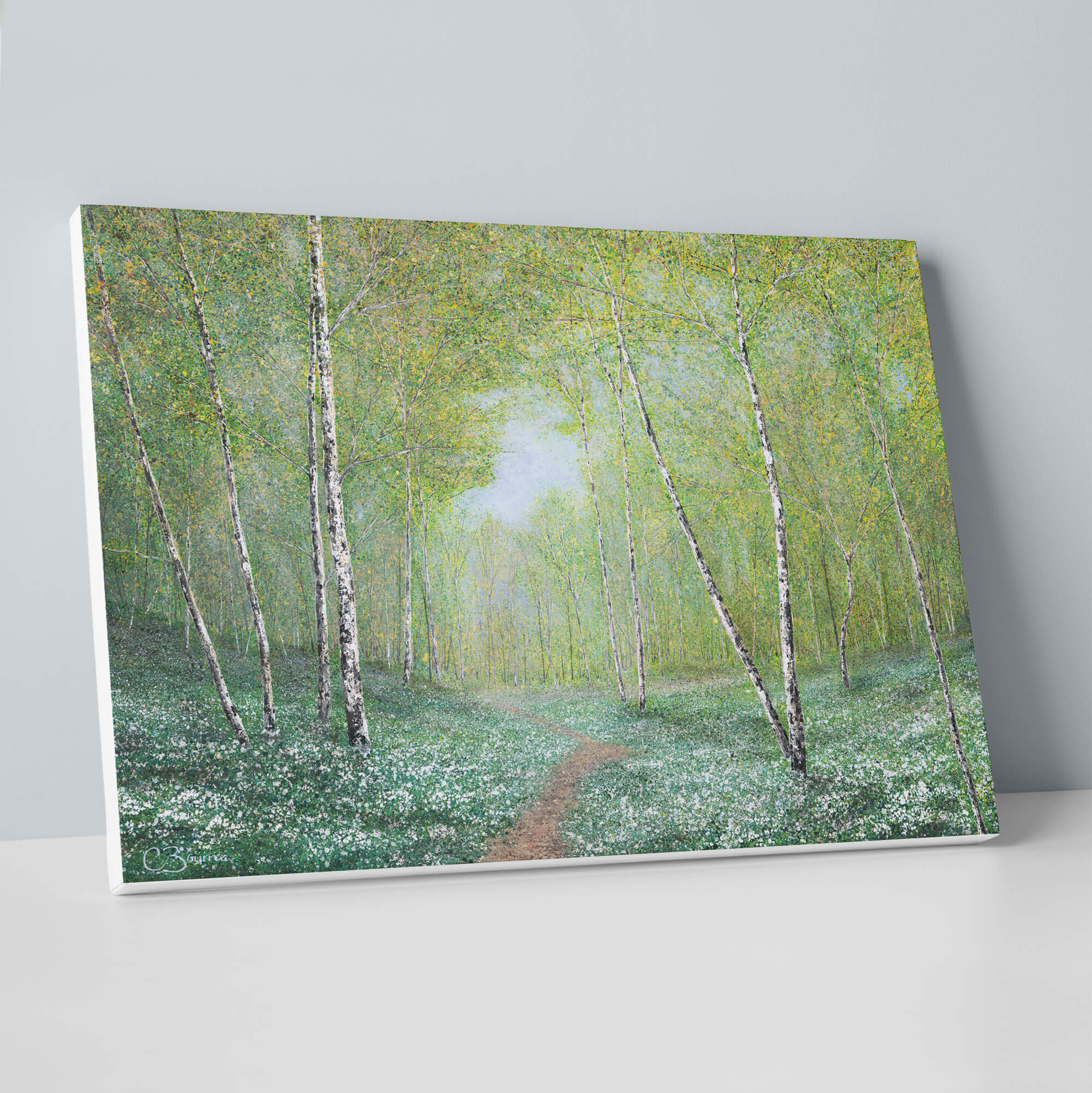 Canvas-CBOC5 - A Swathe of White Comes Into View Canvas-Whistlefish