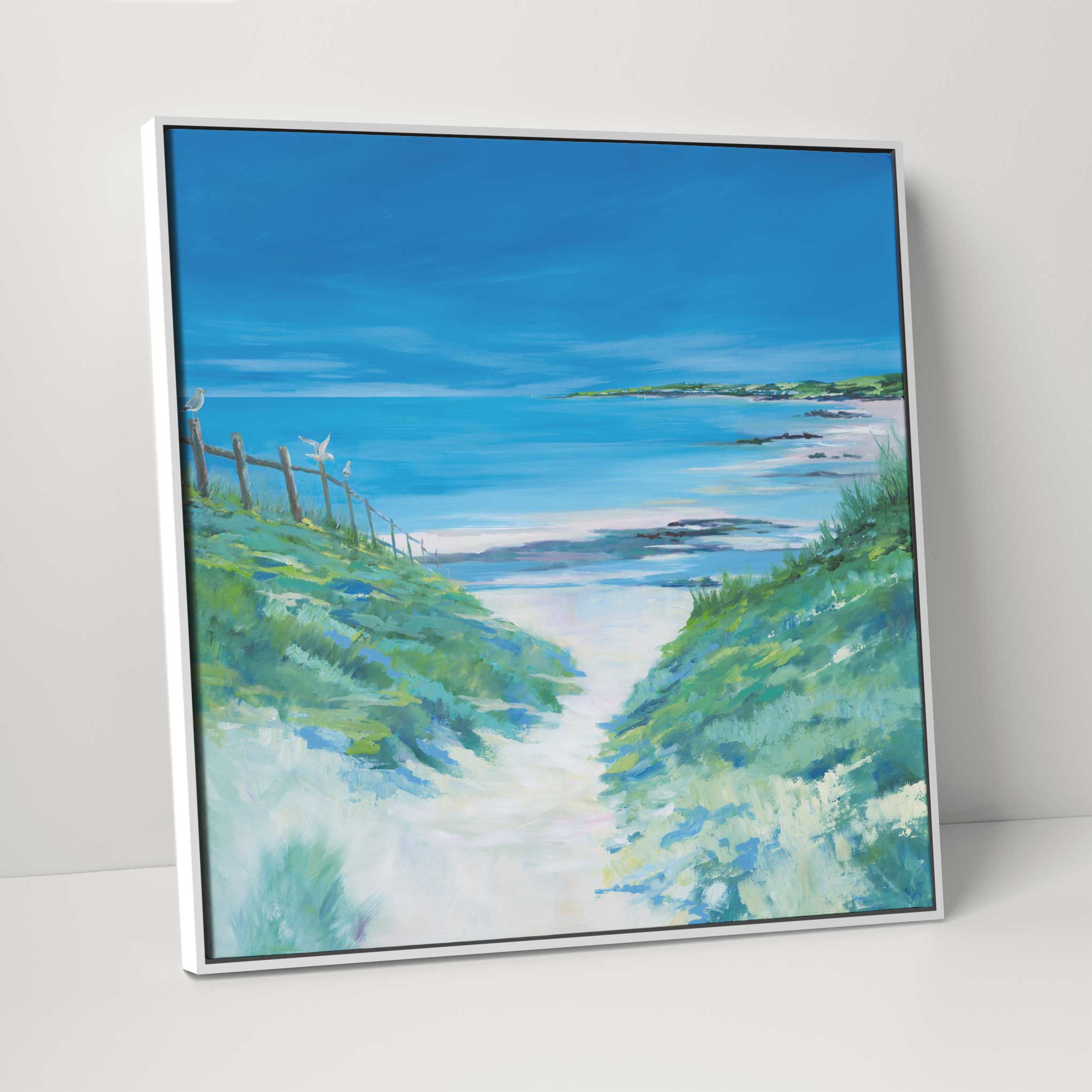 Canvas-ICC97F - Porthcurinck Beach-Whistlefish