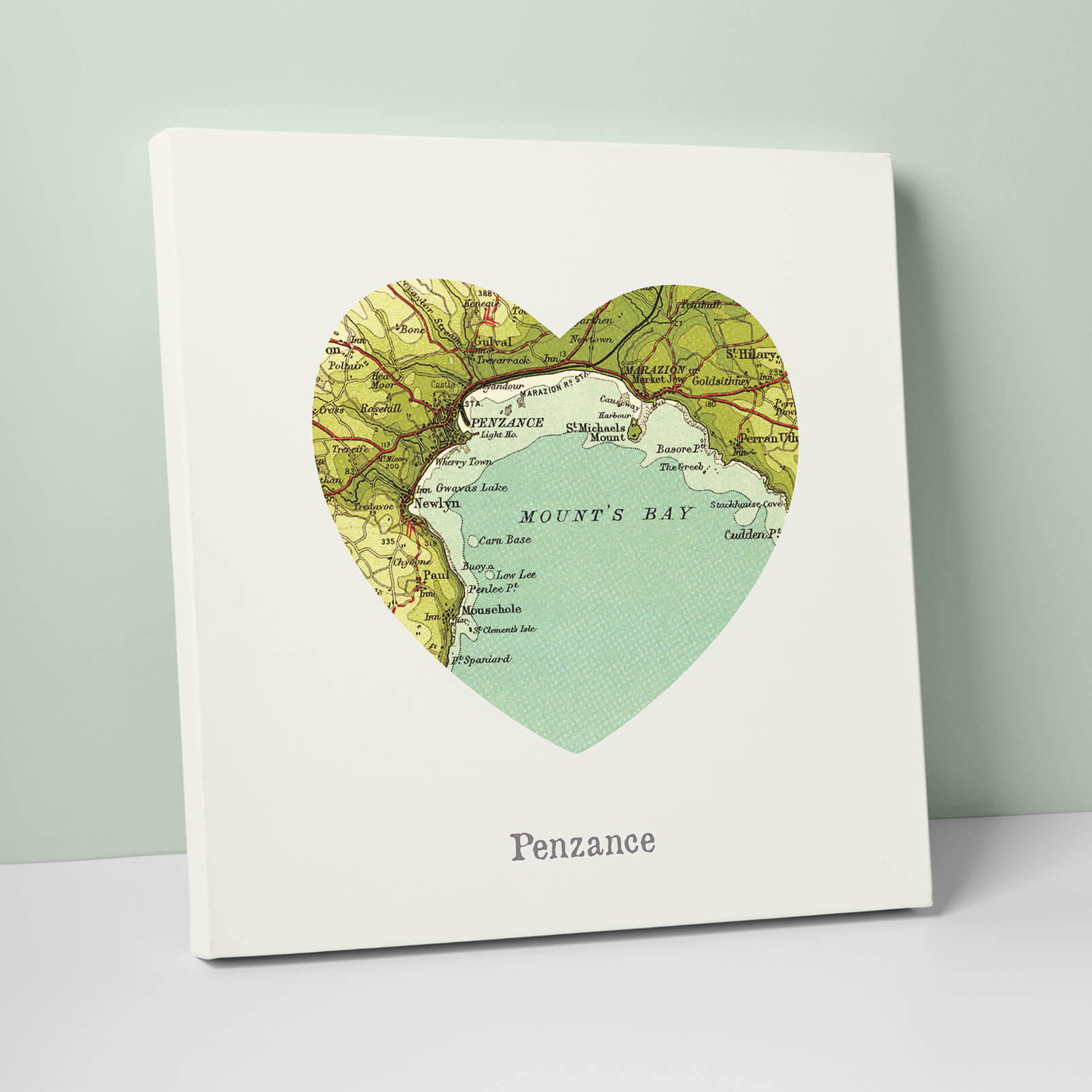 Canvas-RSC03 - I Love Penzance Canvas-Whistlefish