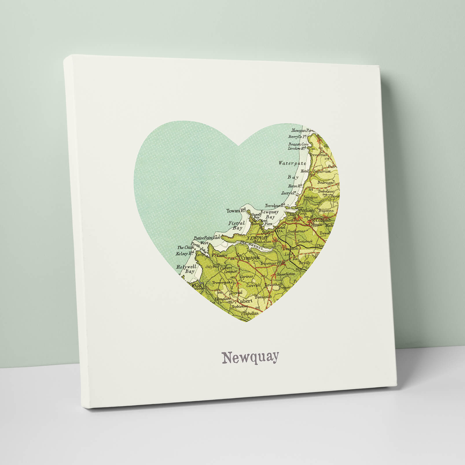Canvas-RSC05 - I Love Newquay Canvas-Whistlefish