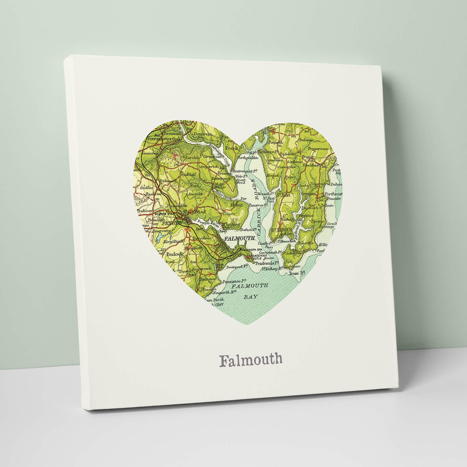Canvas-RSC09 - I Love Falmouth Canvas-Whistlefish