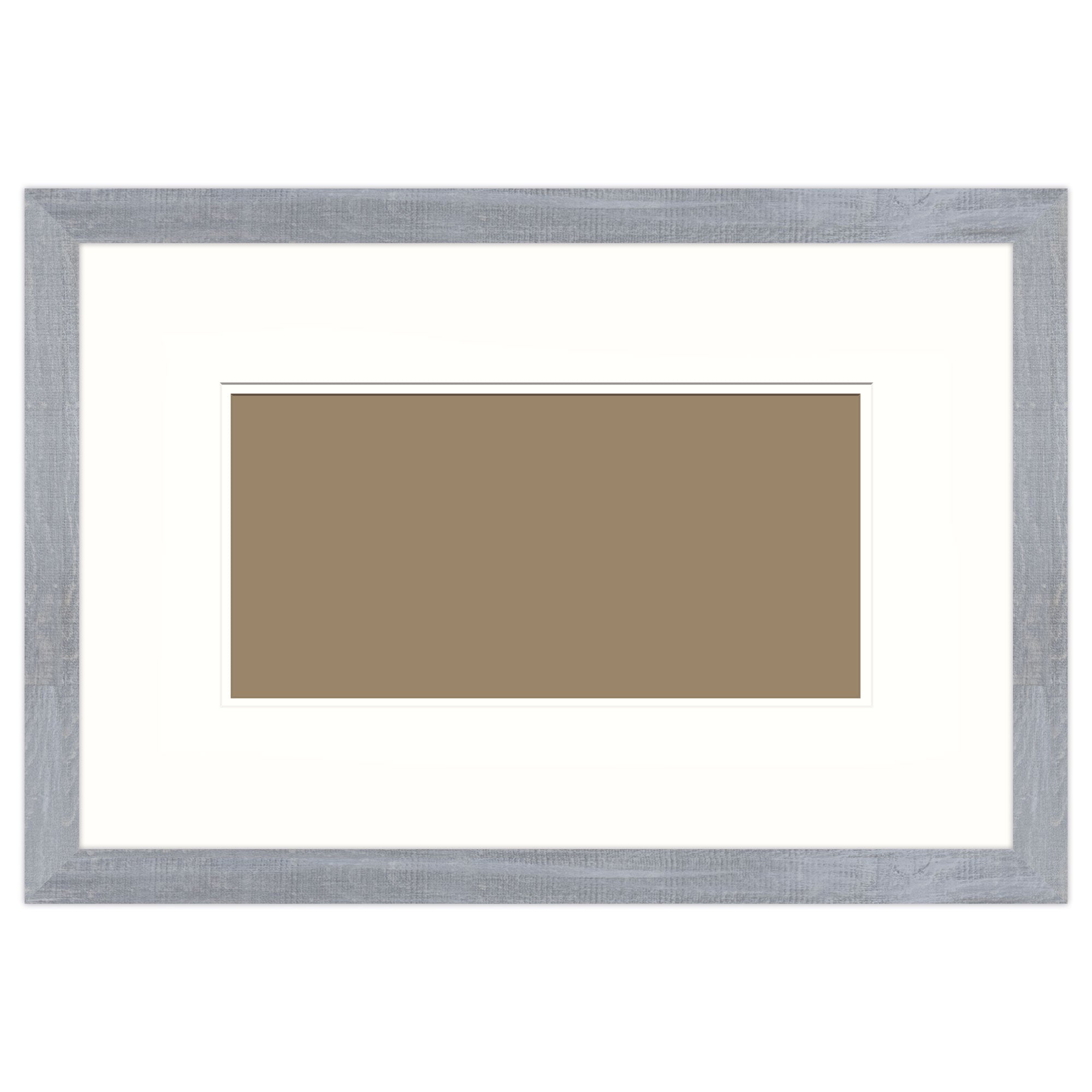 Card Frame - MD108 - 230 X 110 Slim Grey Card Frame - Grey Small Frame 230mm x 115mm - Whistlefish