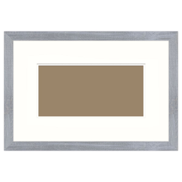 Card Frame - MD108 - 230 X 110 Slim Grey Card Frame - Grey Small Frame 230mm x 115mm - Whistlefish