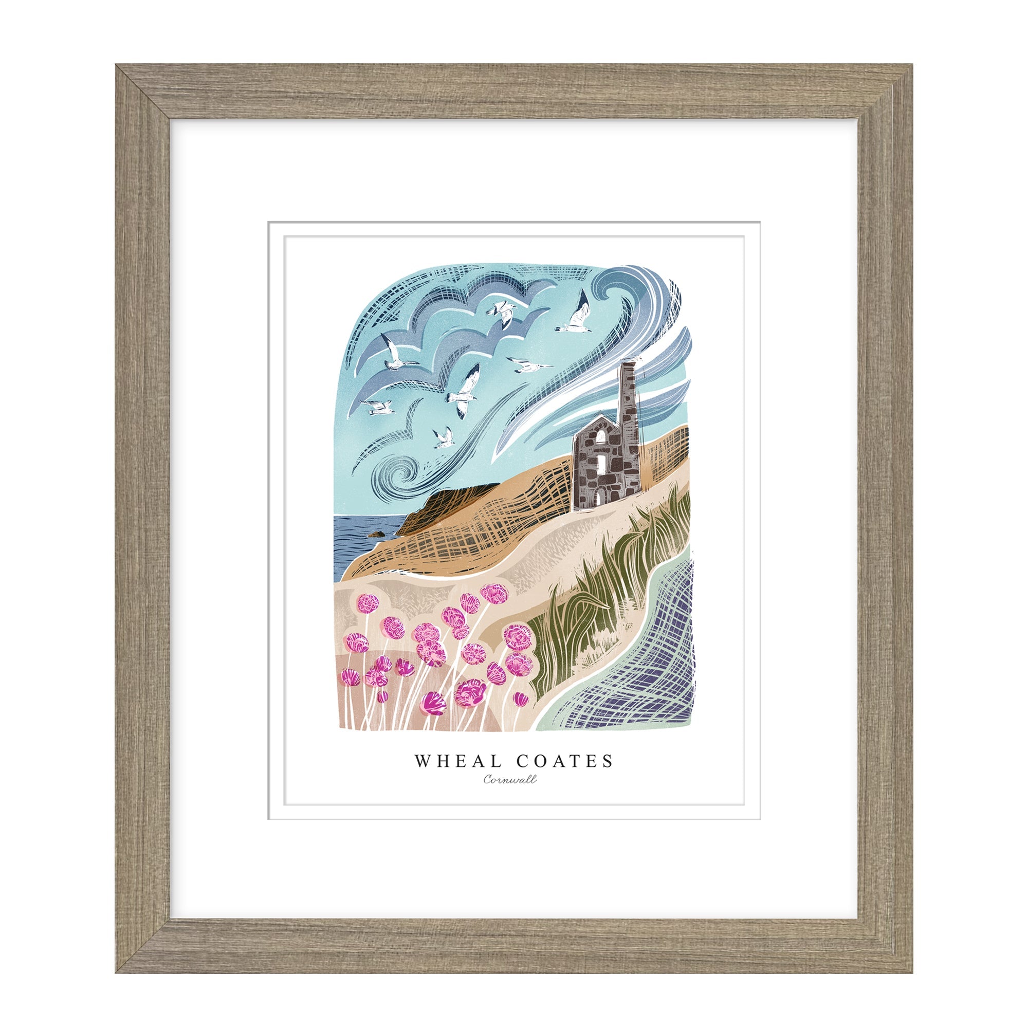 Card Frame - MD126 - Walnut Rectangle Card Frame - Walnut Rectangle Card Frame - Whistlefish