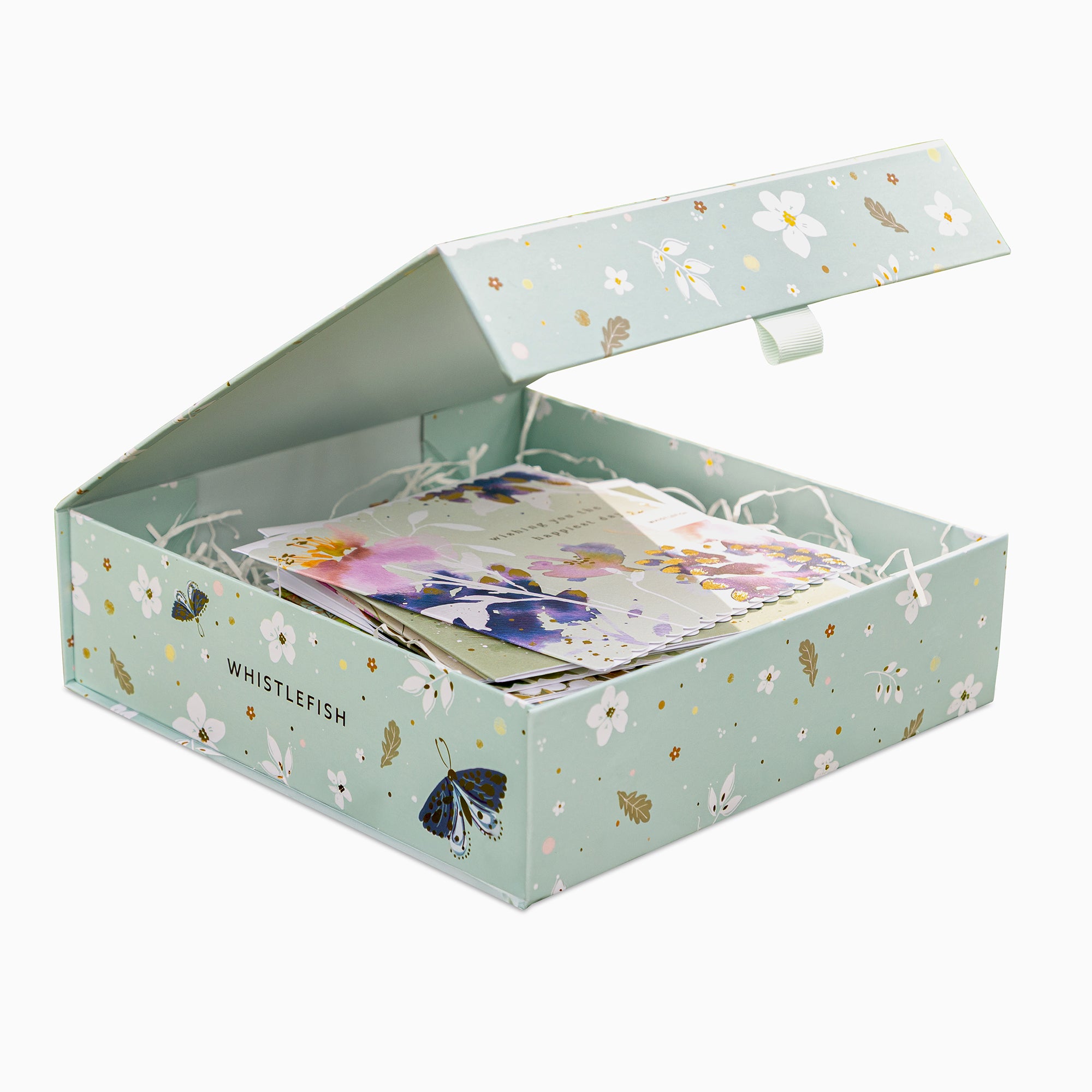 Card Gift Box-RF25MBXC - Celtic Rainforest Card Gift Box-Whistlefish