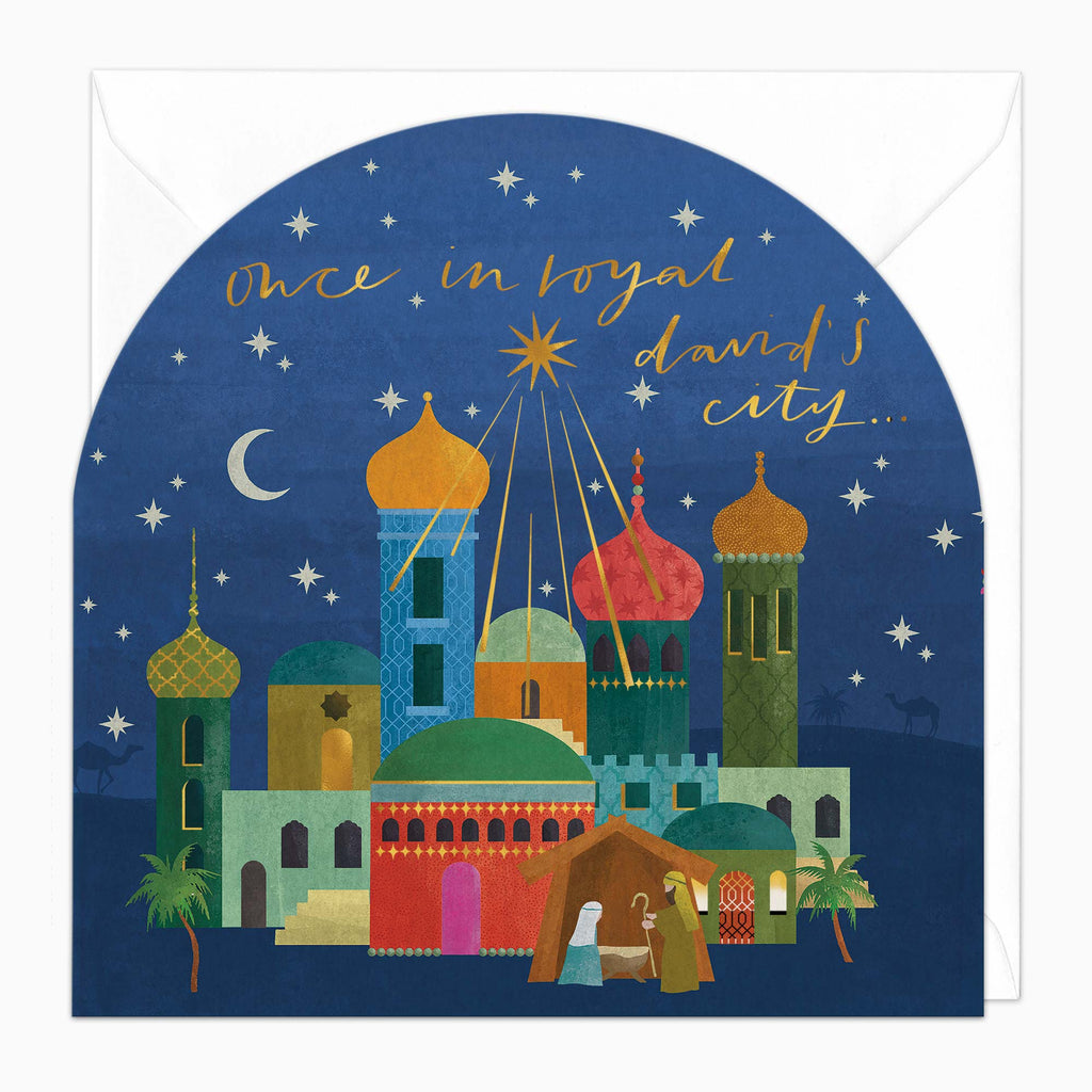 Christmas Card-XA129 - Bright City Christmas Card-Whistlefish
