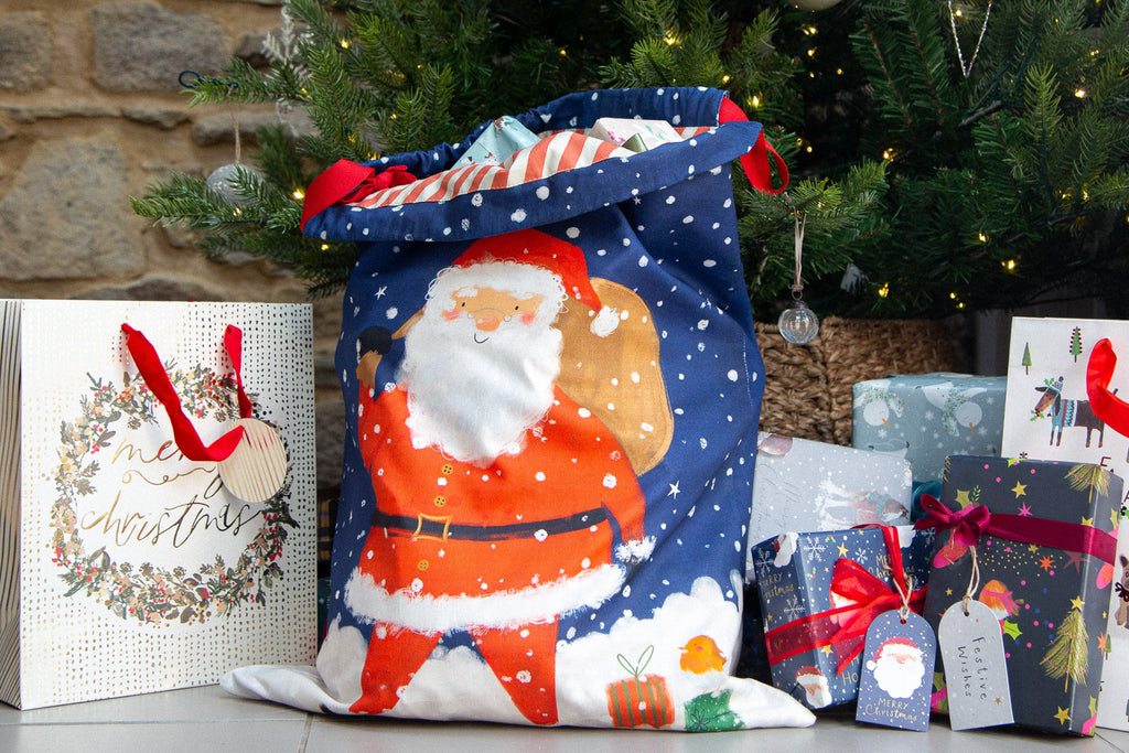 Christmas Sack-XM25SAC1 - Santa Christmas Sack-Whistlefish