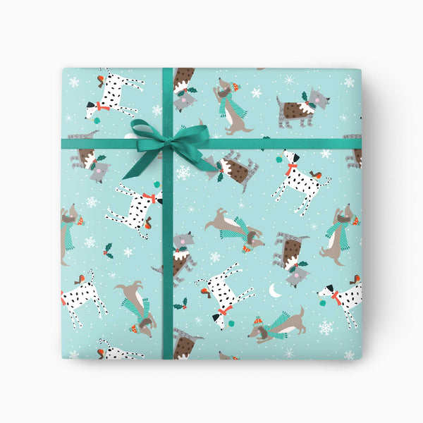 Christmas Wrapping Paper-CWP036 - Fantastic Furballs Christmas Wrapping Pap-Whistlefish