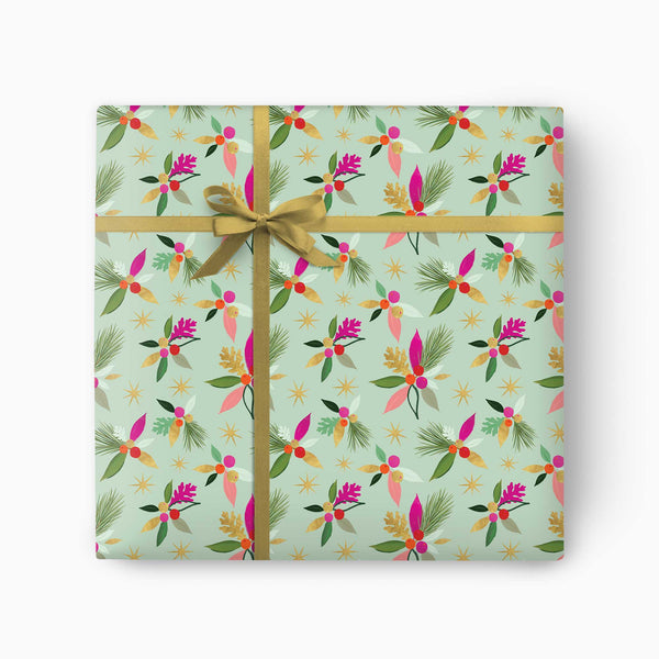Christmas Wrapping Paper-CWP047 - Funky Burst Christmas Wrapping Paper-Whistlefish