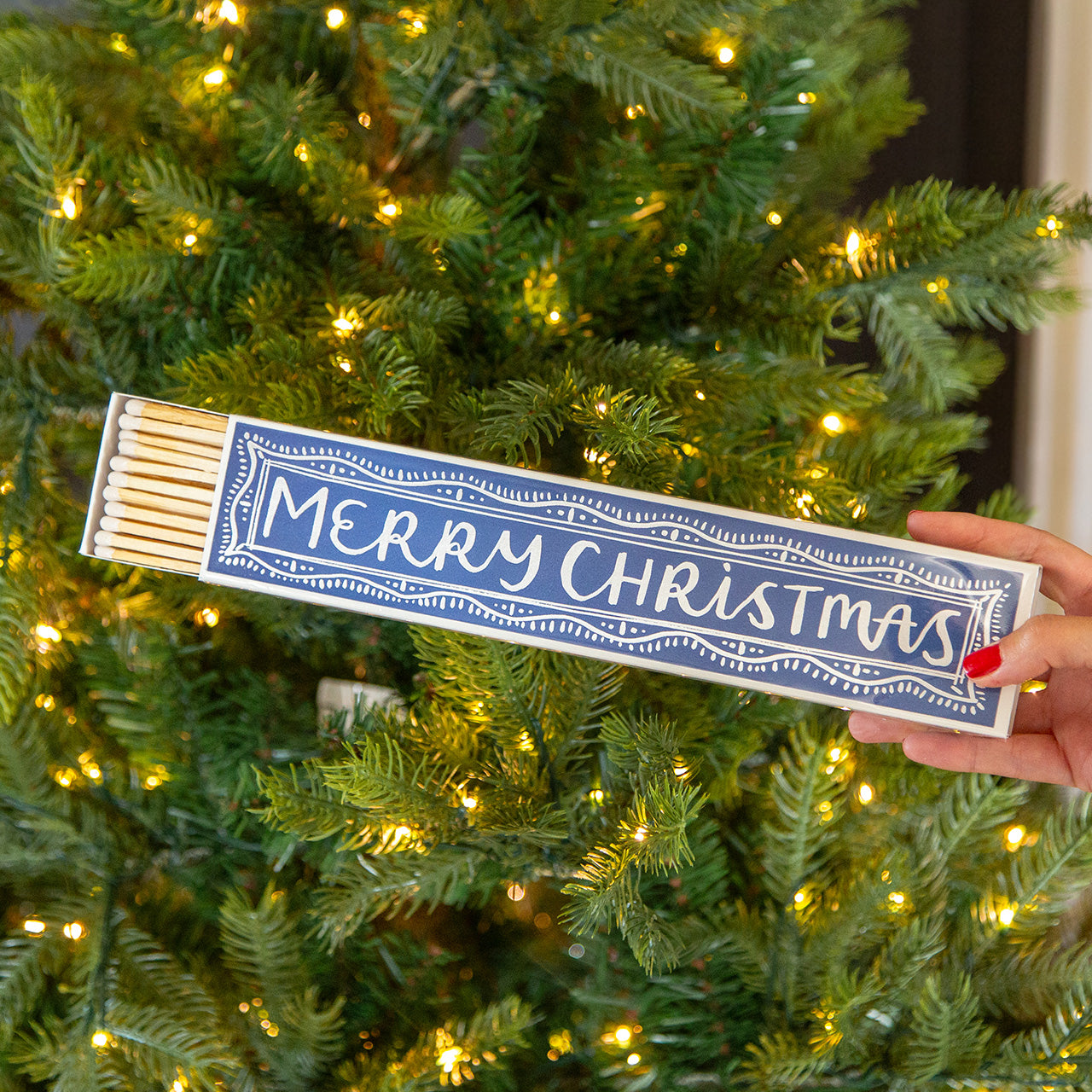 BX67 - Merry Christmas Long Safety Matches