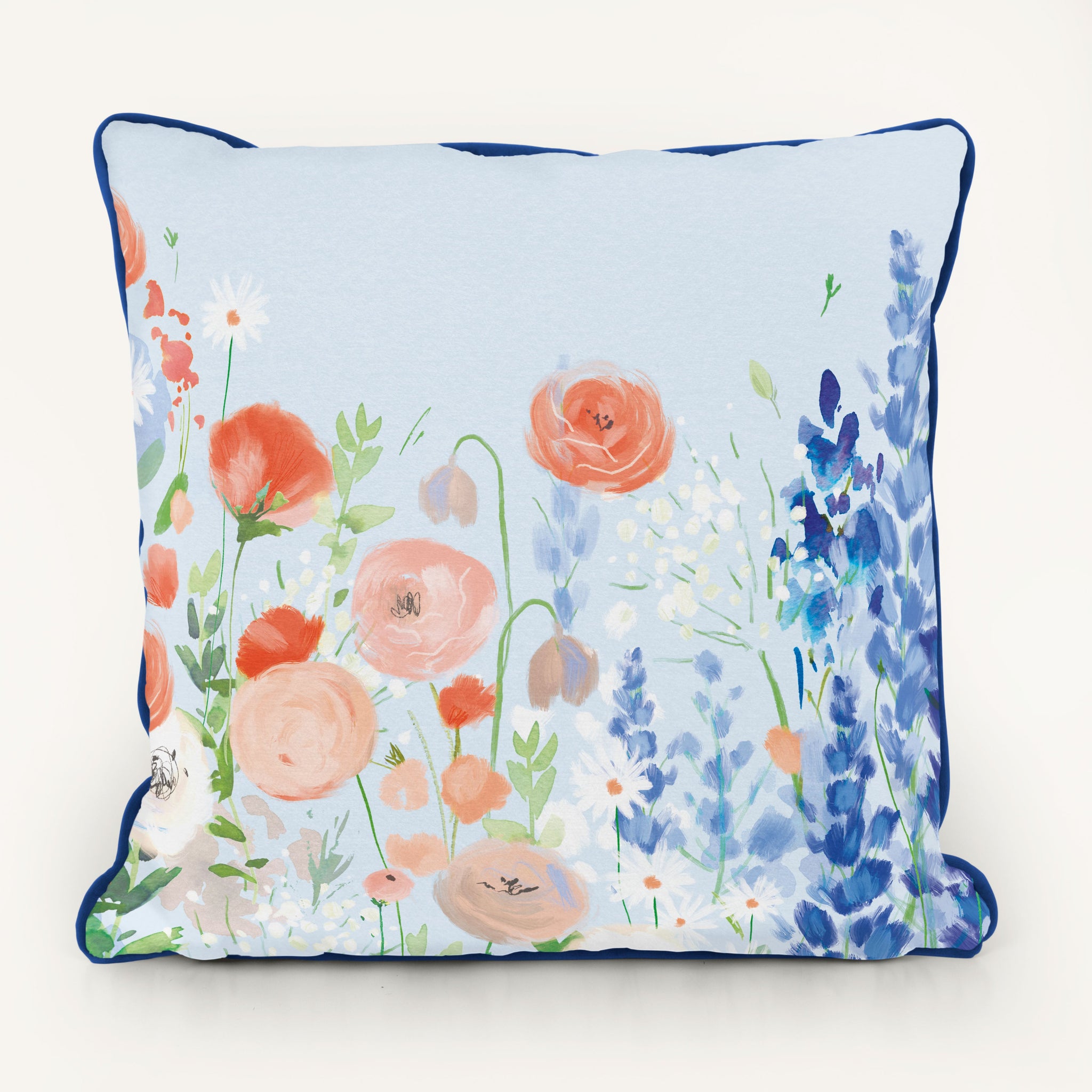 Cushion - BM01CU - Blue Meadows Sky Cushion - Blue Meadows Cushion - Whistlefish