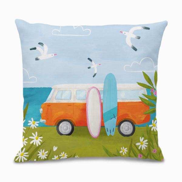 Cushion-WCU41 - Cornish Coastal Camper Cushion-Whistlefish