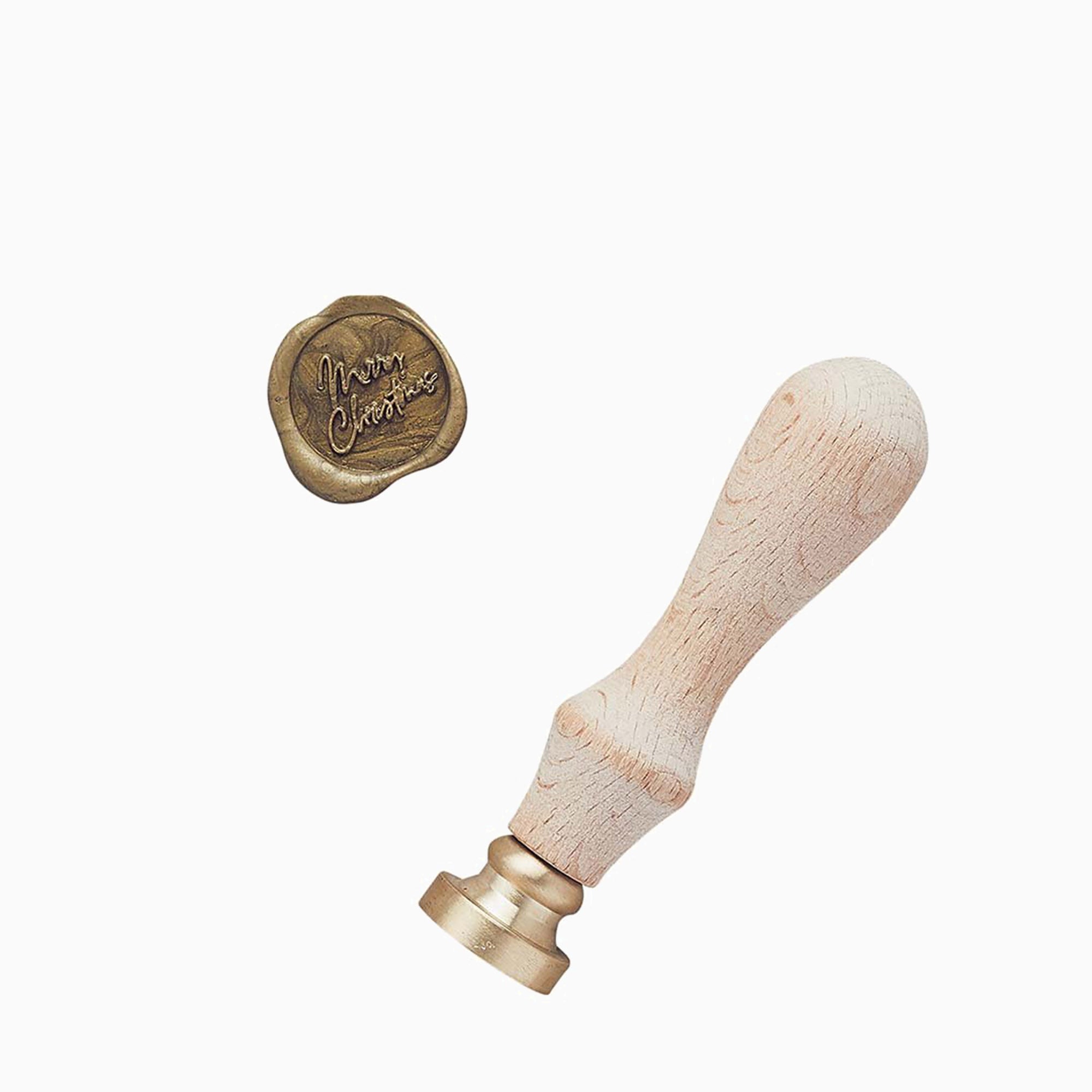 Decoration-HBFF113 - Merry Christmas Seal Wax Stamp-Hootyballoo