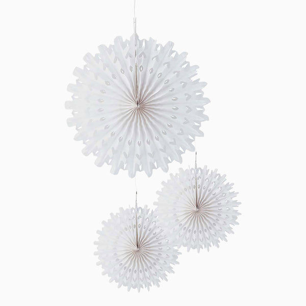 Decoration-HBFF115 - Snowflakes Honeycomb-Hootyballoo