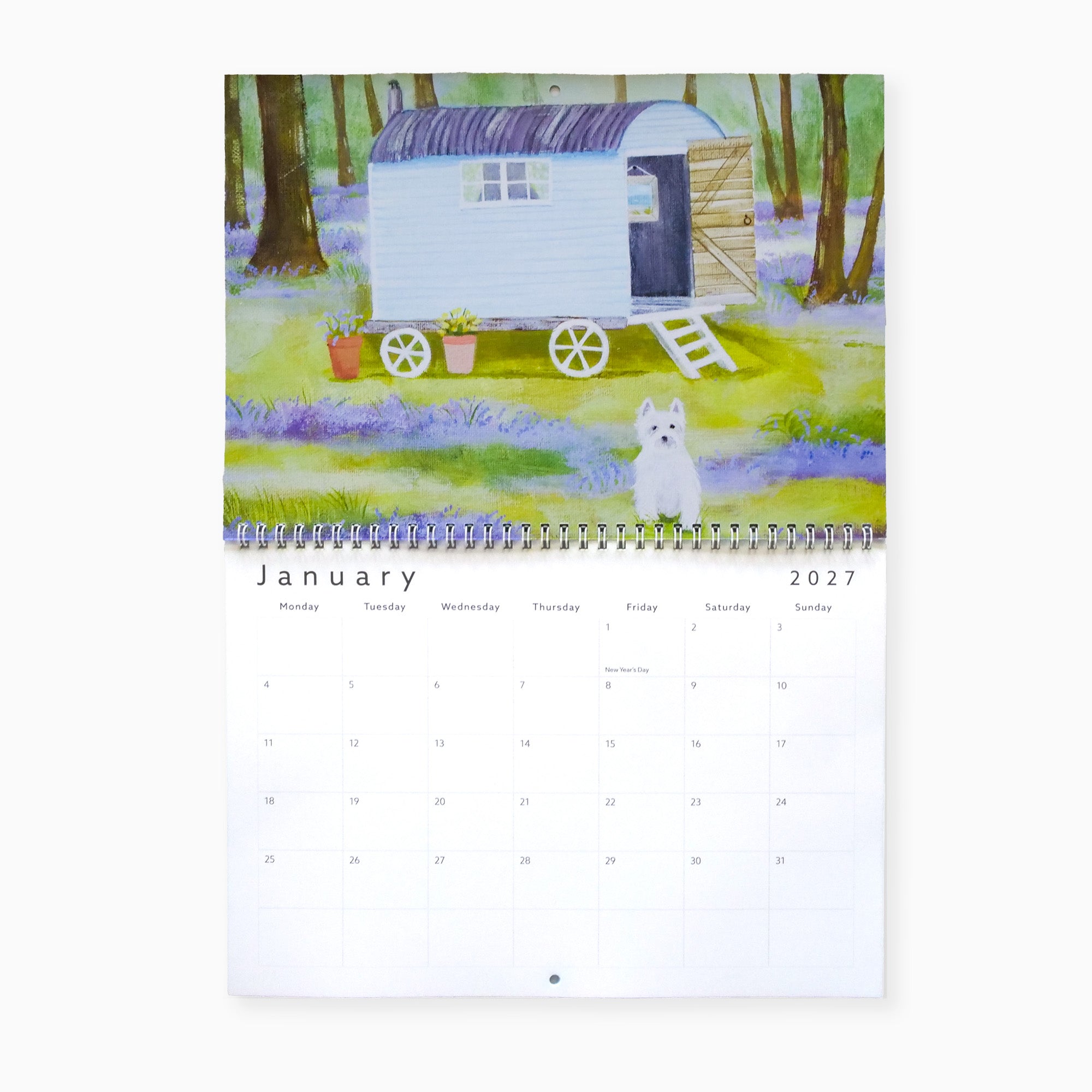 Calendar-HC2027CA - Hannah Cole 2027 Calendar-Hannah Cole