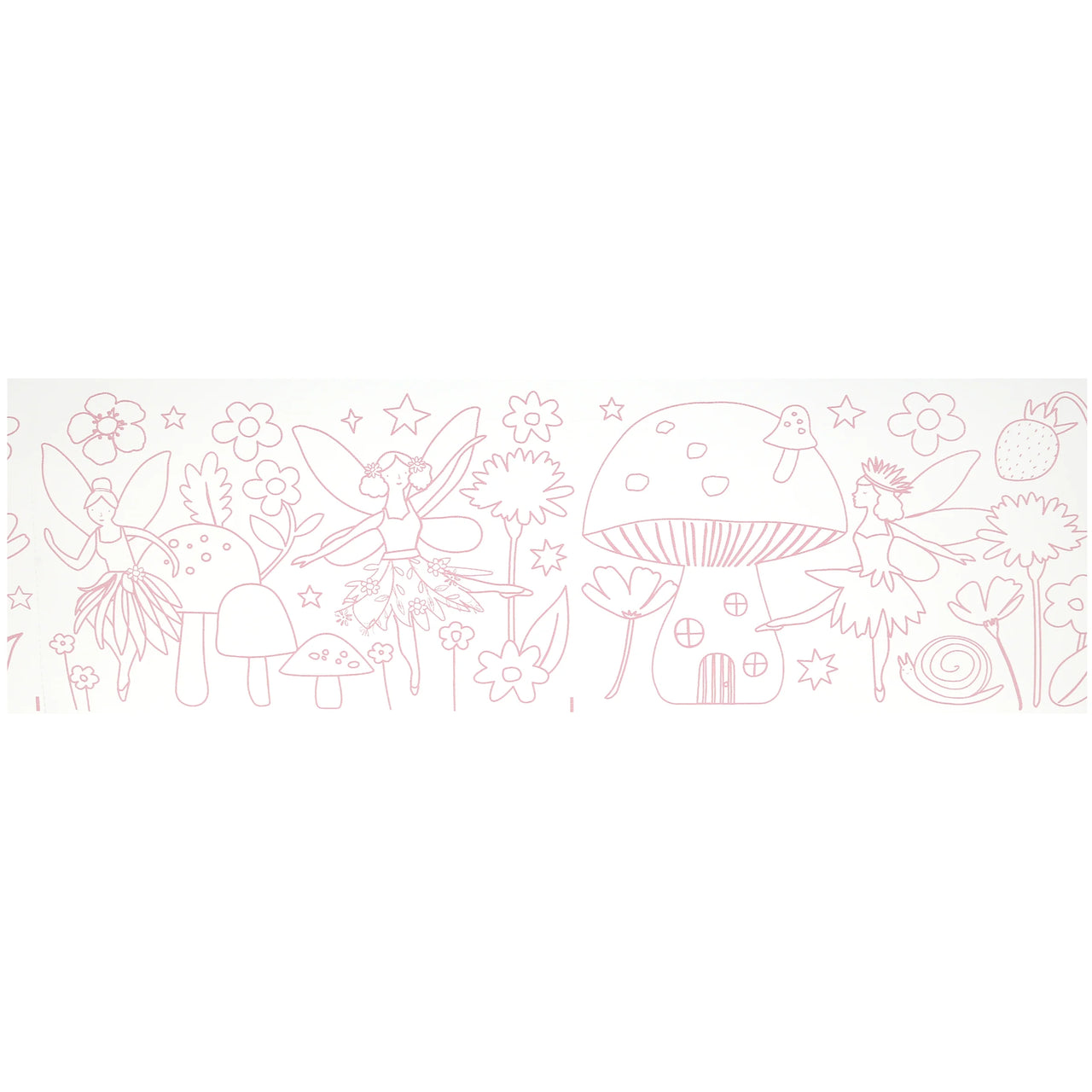 Colouring Roll-286620 - Fairy Colouring Roll-Meri Meri