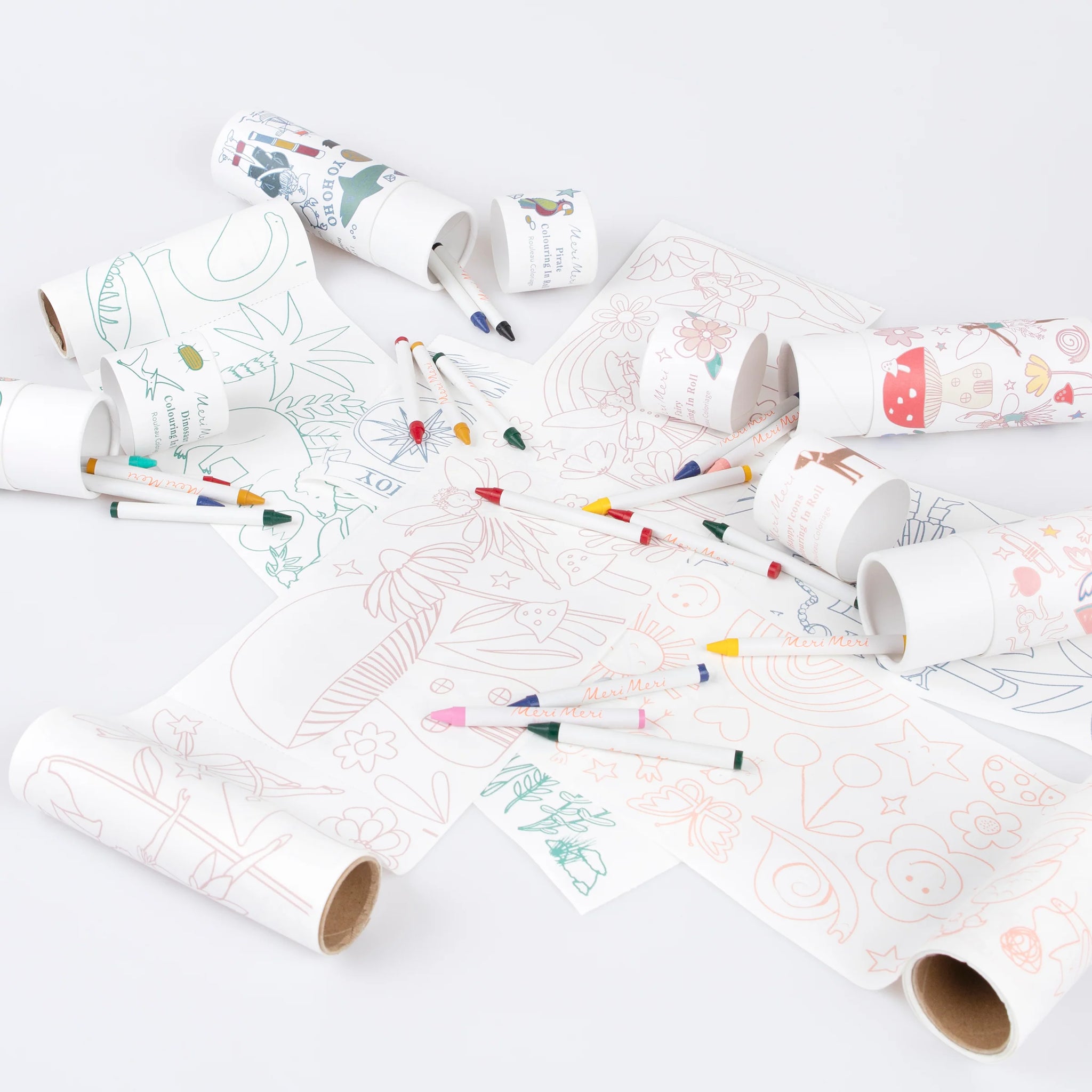 Colouring Roll-286620 - Fairy Colouring Roll-Meri Meri