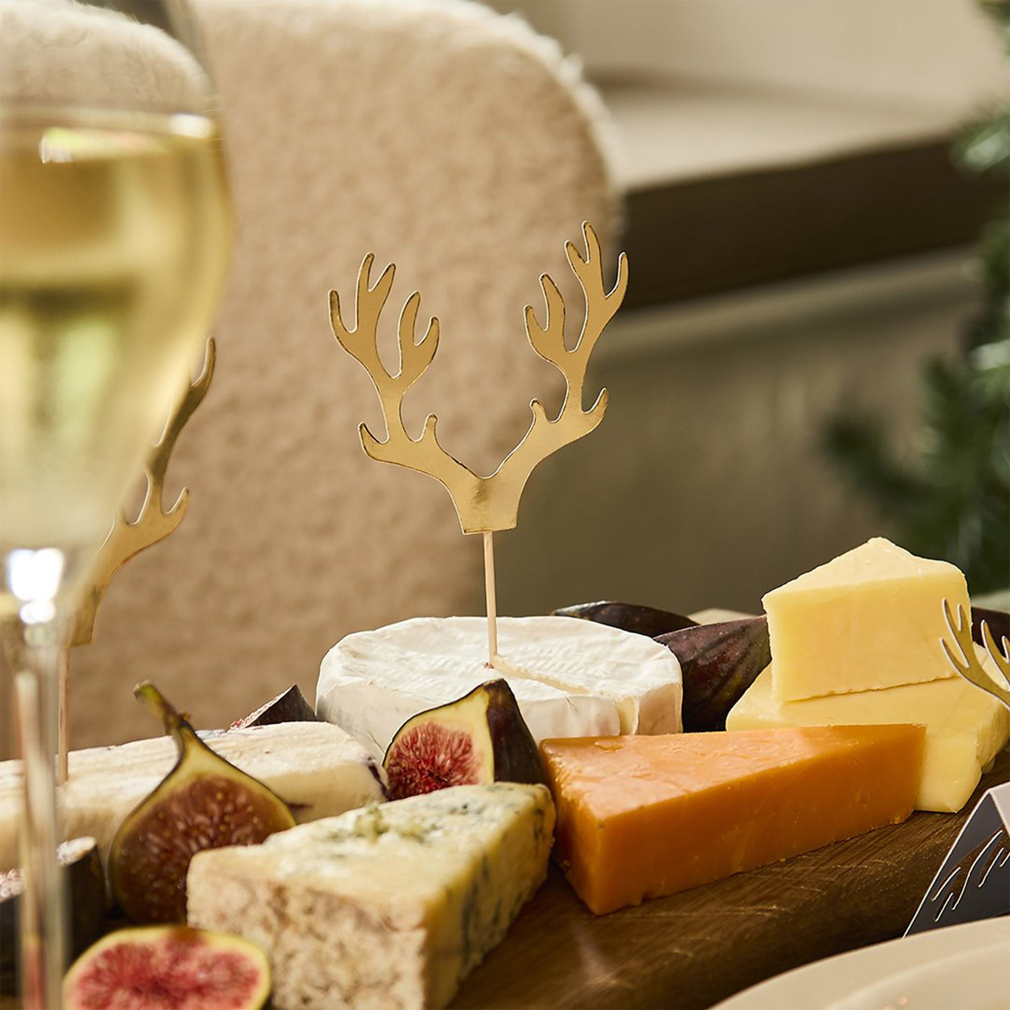 Food Picks-HBRC111 - Antler Food Picks-Hootyballoo