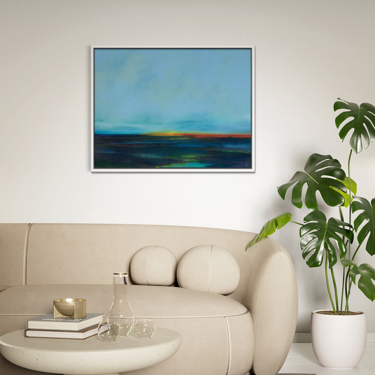 Framed Canvas-ICC137F - Last Light of Day Framed Canvas-Iris Clelford