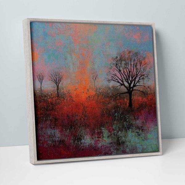Canvas-JSC17F - No2 of Rural Landscapes Med Framed Canvas-Whistlefish