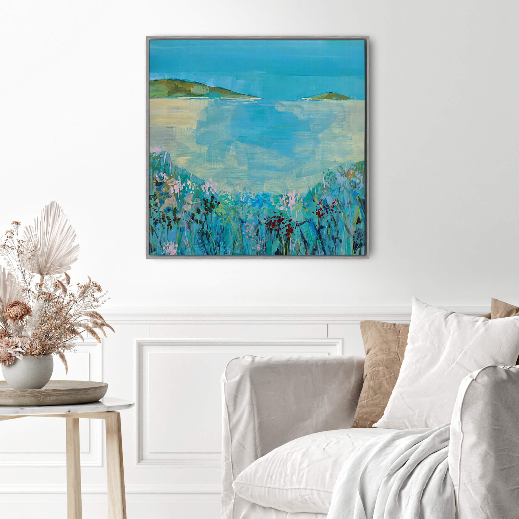 Canvas-LNCC02F - Rock Large Framed Canvas-Whistlefish