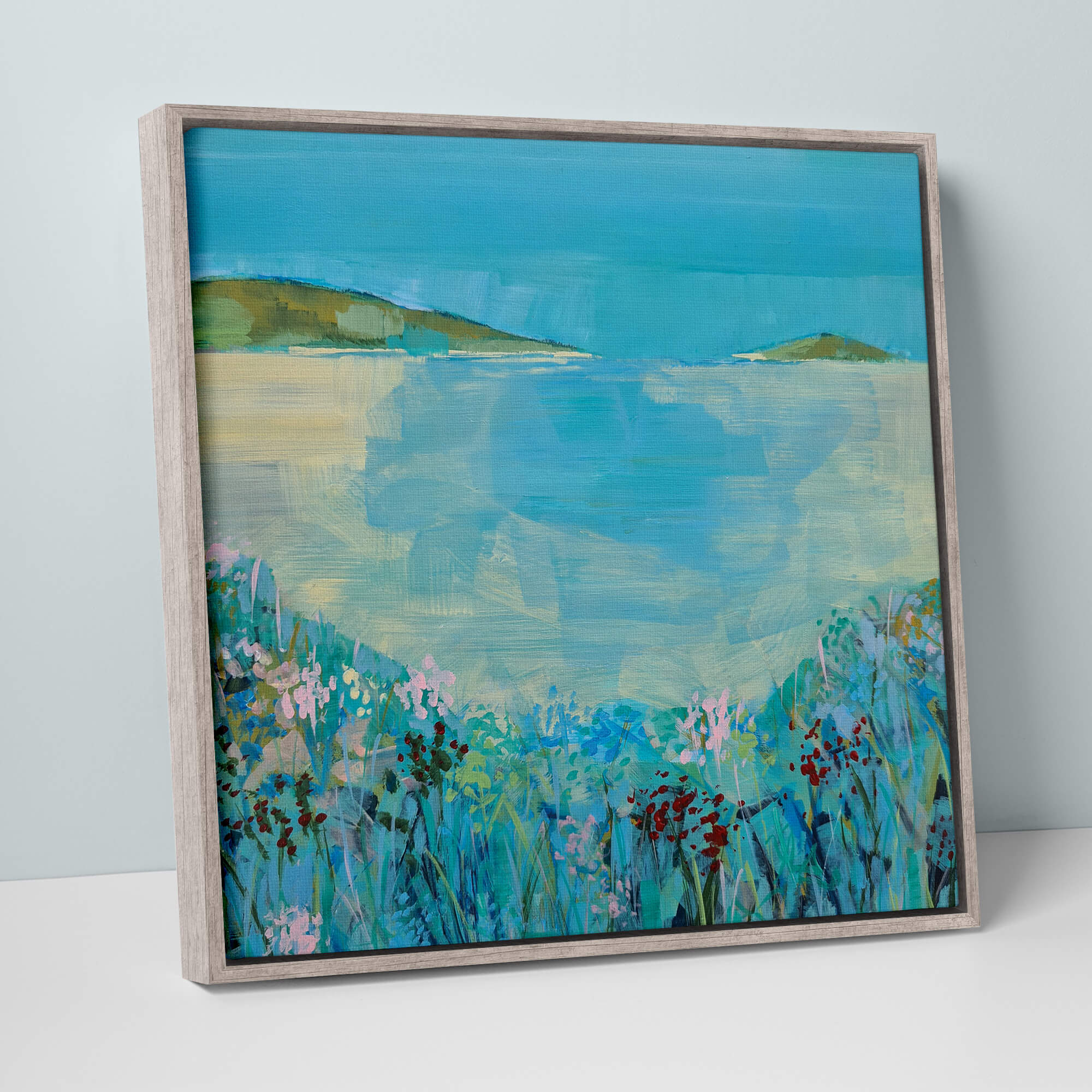 Canvas-LNCC02F - Rock Large Framed Canvas-Whistlefish