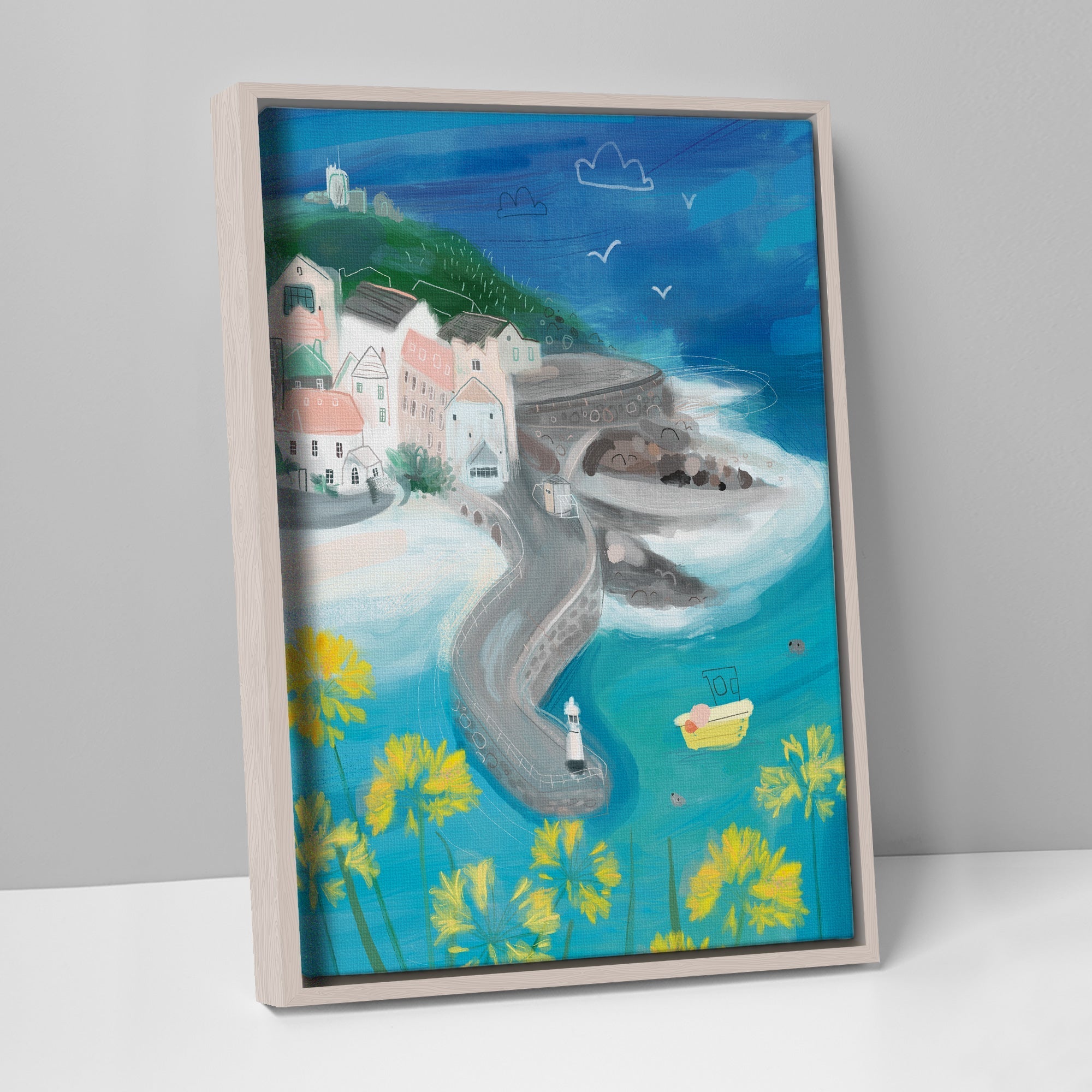 Canvas-WFC100F - St Ives Boats-Whistlefish