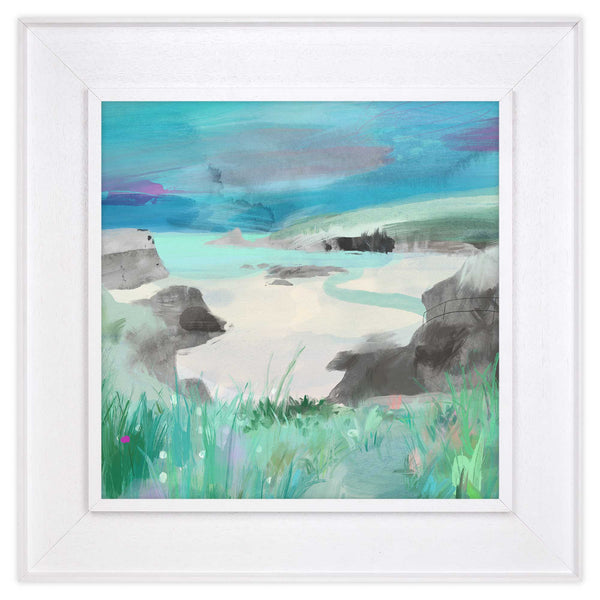 Canvas - WFC124F - Trevone Bay Tray Framed Canvas - Trevone Bay Tray Frame Canvas - Whistlefish