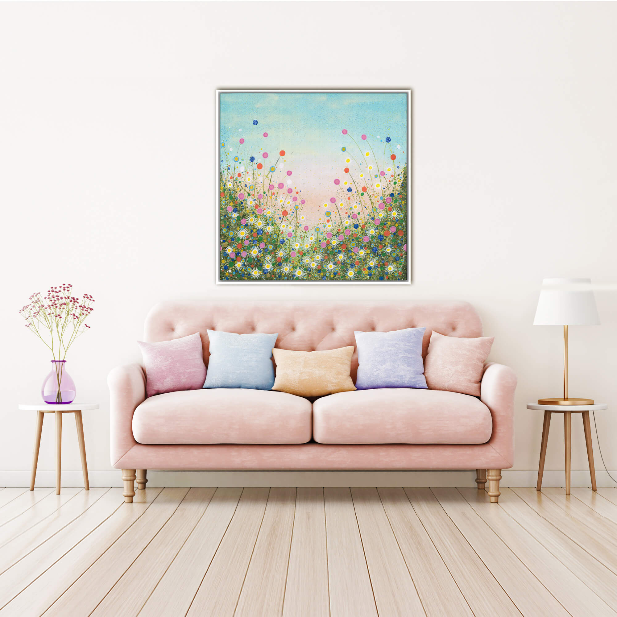 Canvas-WFC89F - Star Gazers Framed Canvas-Whistlefish