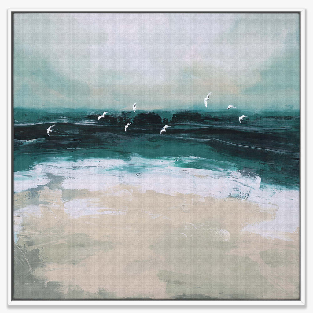 Canvas-WTC12F - Atlantic Tide Large Framed Canvas-Will Thompson