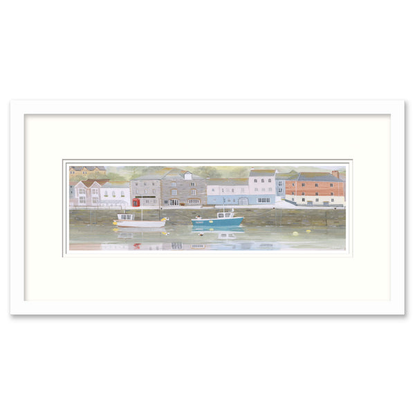 Framed Print-HC229F - Padstow Harbour Framed Print-Whistlefish