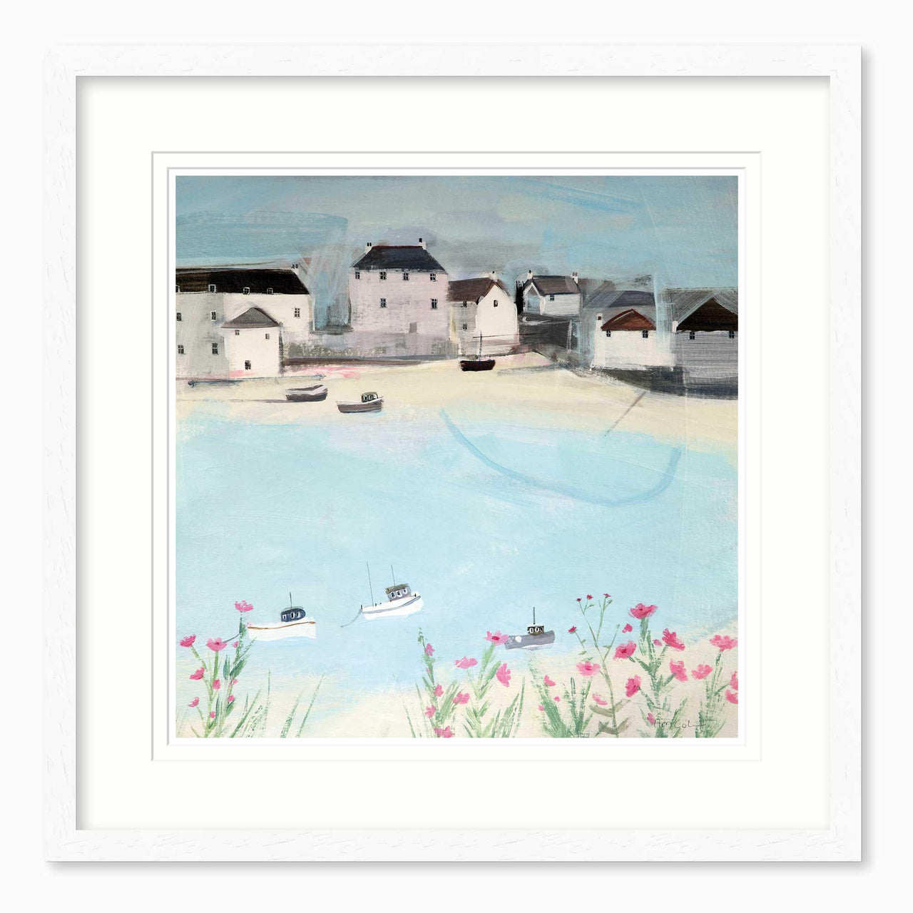 Framed Print-HC331F - Bobbing Along Framed Print-Hannah Cole