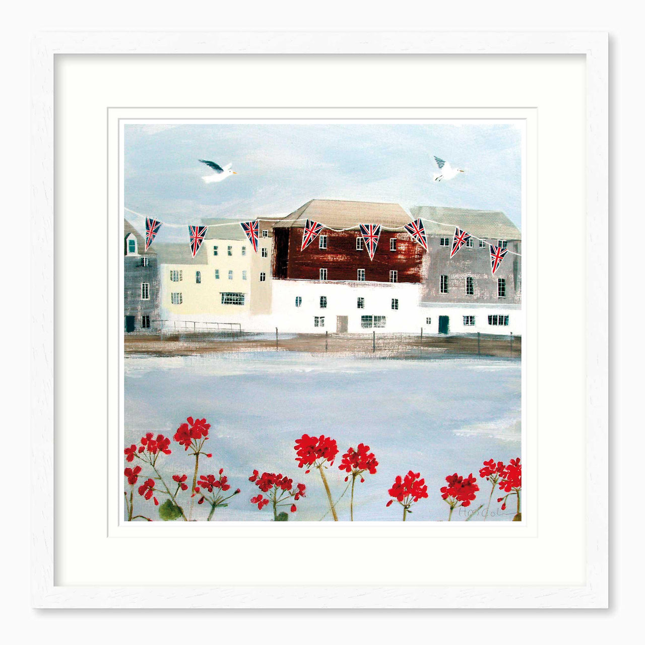 Framed Print-HC334F - Padstow Harbour Framed Print-Hannah Cole