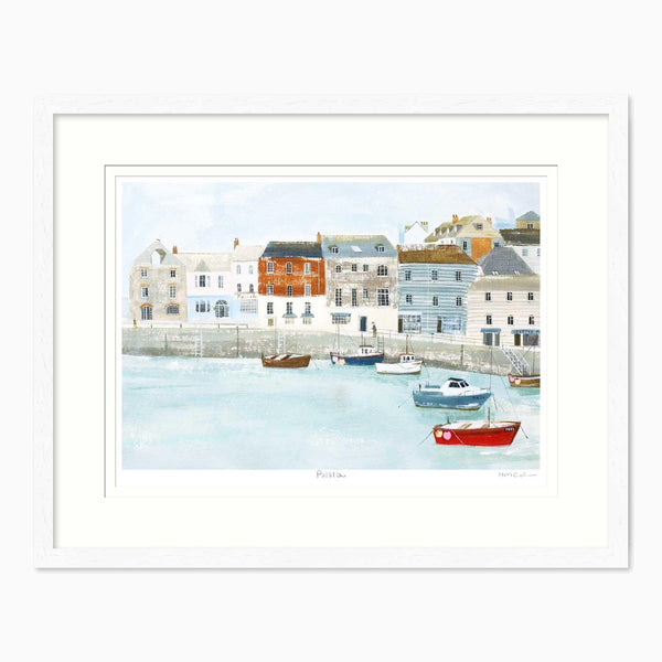 Framed Print-HC341F - Padstow Framed Print-Hannah Cole