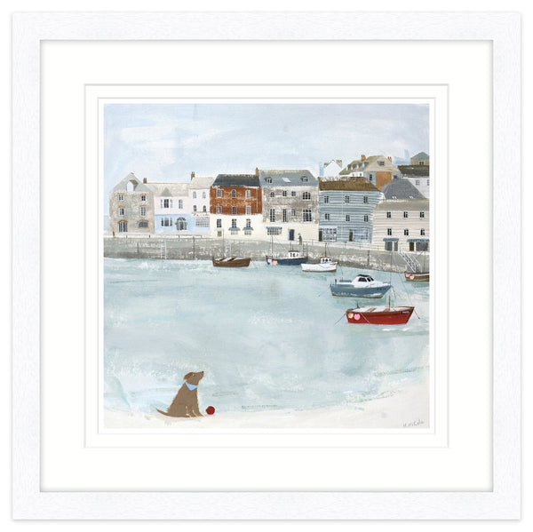 Framed Print-HC73F - Padstow Harbour-Whistlefish