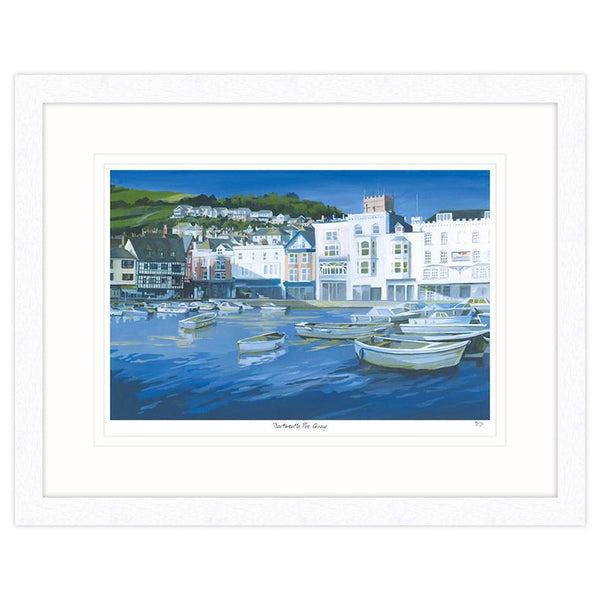 Framed Print-IC106F - Dartmouth, The Quay Framed Print-Whistlefish
