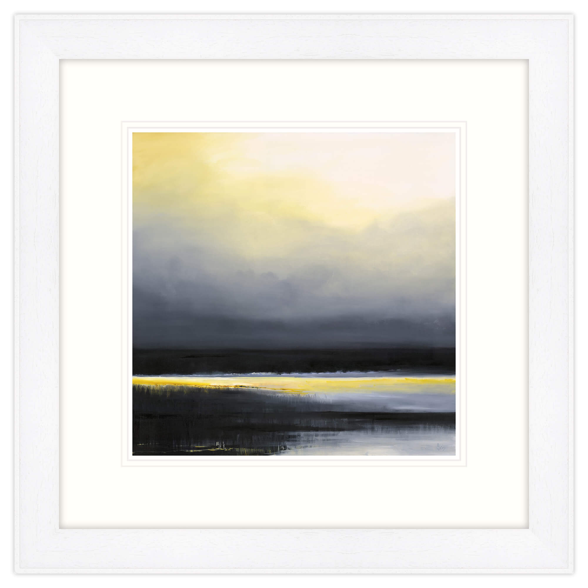 Framed Print-IC153F - Grey Dawn Framed Print-Whistlefish