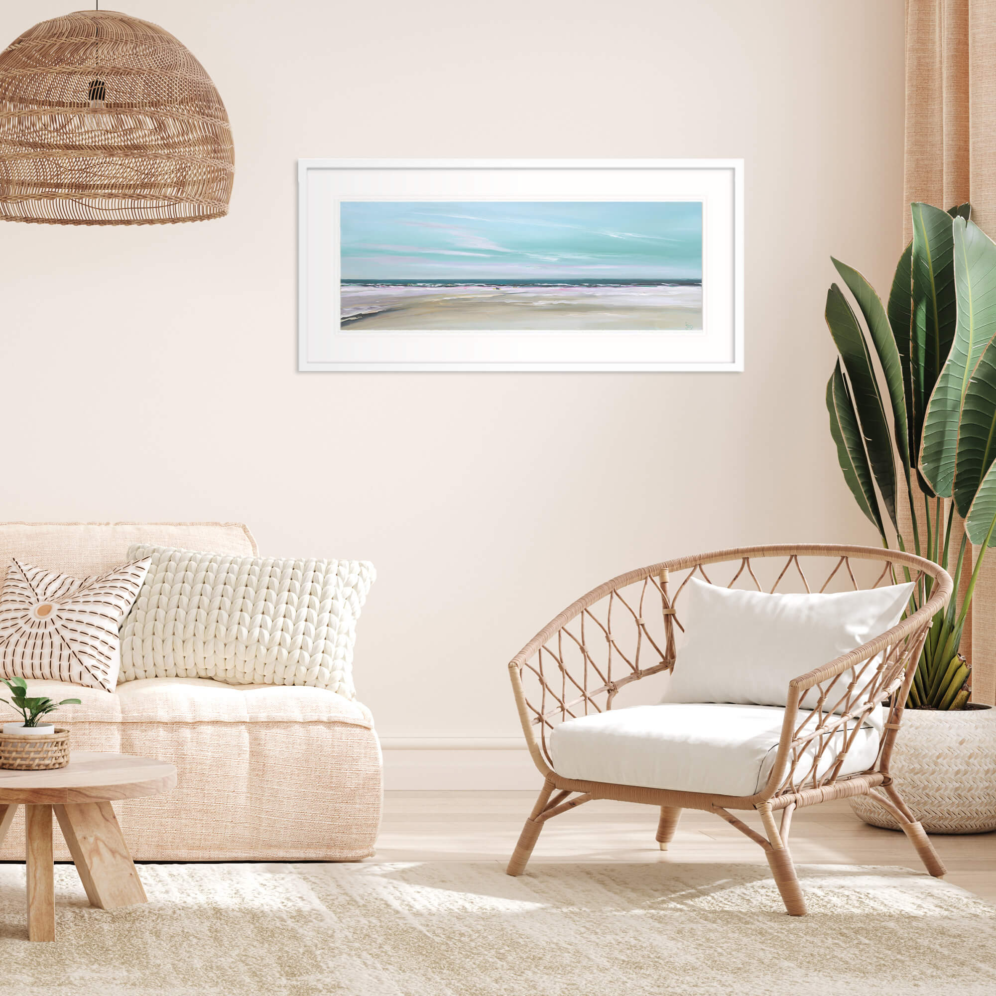 Framed Print-IC270F - Summer Surf Framed Print-Whistlefish