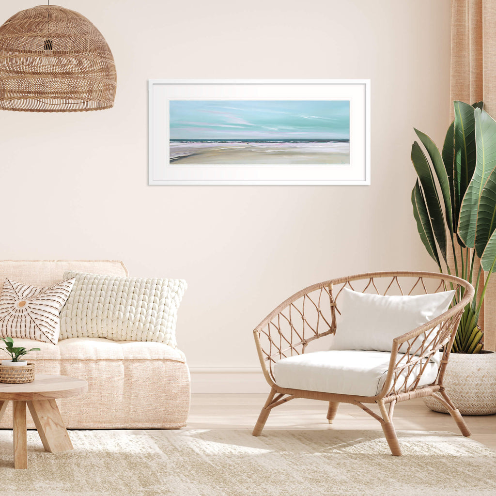 Framed Print-IC270F - Summer Surf Framed Print-Whistlefish