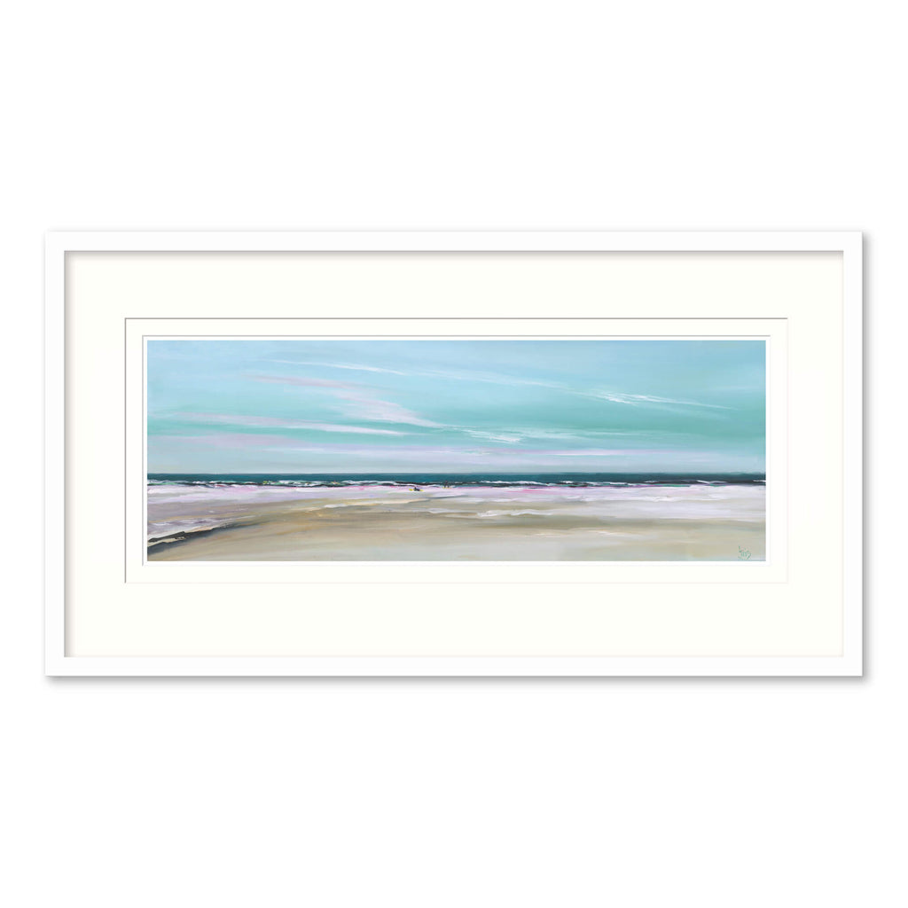 Framed Print-IC270F - Summer Surf Framed Print-Whistlefish