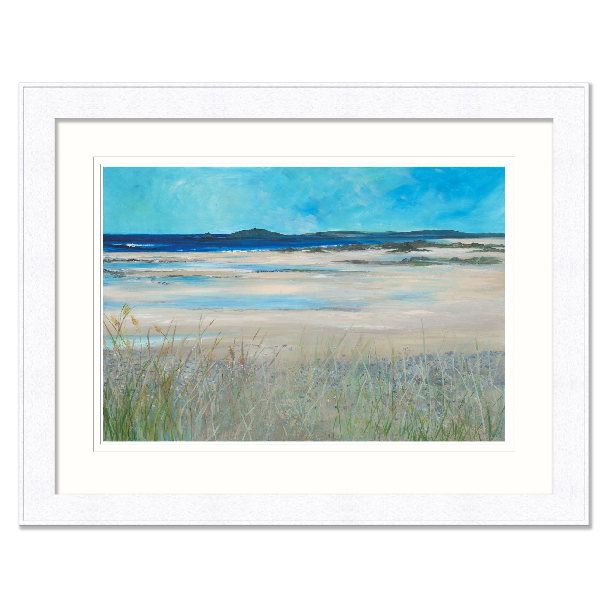 Framed Print-IC282F - Rock Estuary Extra Large-Whistlefish