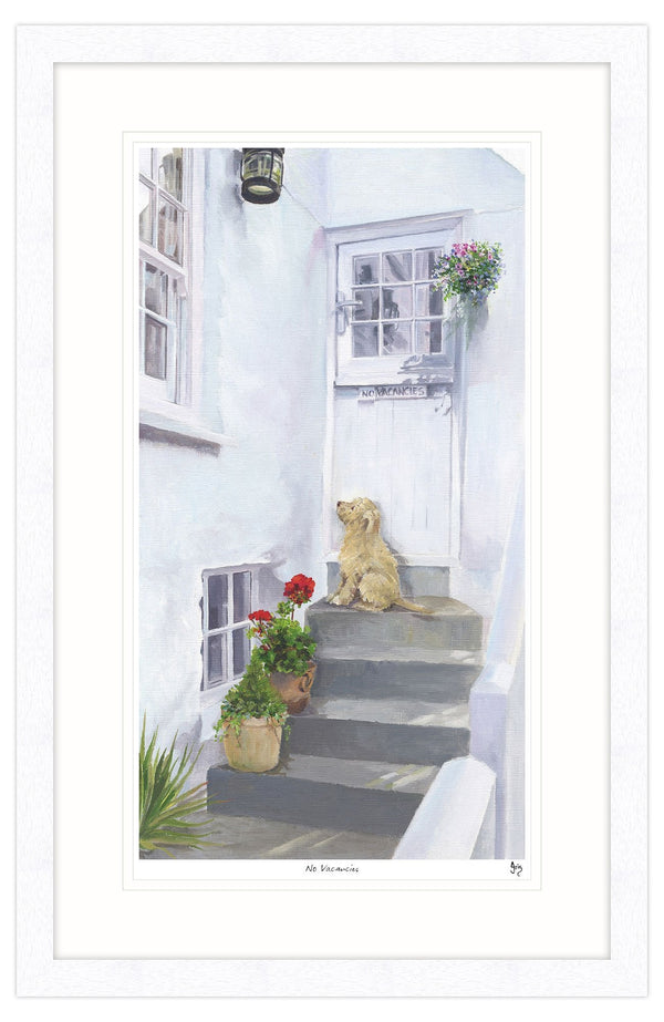 Framed Print-IC31F - No Vacancies Framed Print-Whistlefish