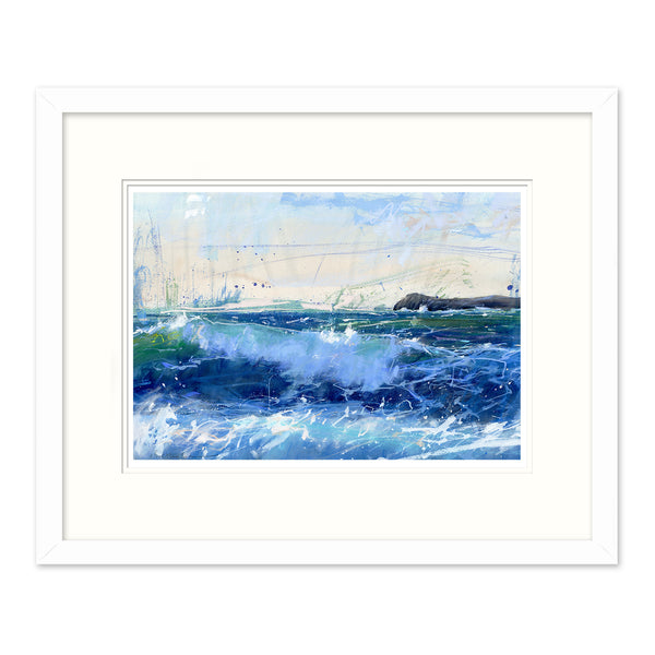 Framed Print-JBPA-BS-108F - Big Sea Framed Print-James Bartholomew