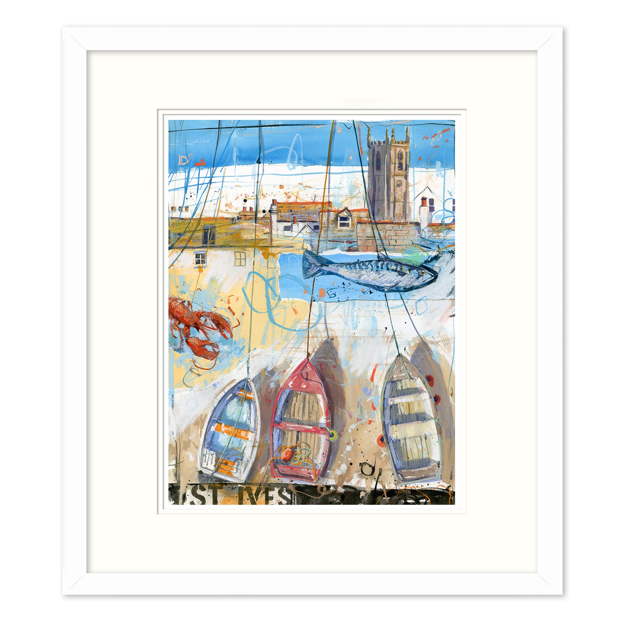 Framed Print-JBPA-MSI4-062F - St Ives Montage 4 Framed Print-James Bartholomew