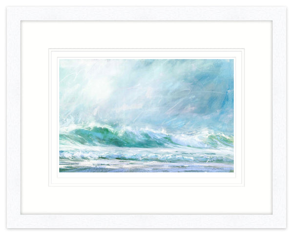 Framed Print-BART89F - Porthmeor Breaker Framed Print-Whistlefish