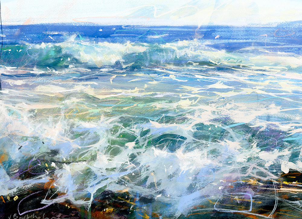 Framed Print-JBPA-SS-110F - Skye Shallows Framed Print-James Bartholomew