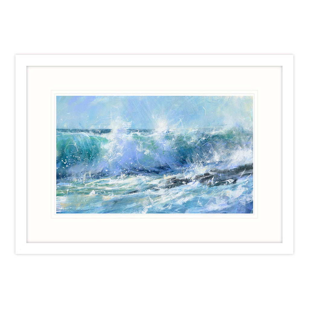 Framed Print - BART74F - Zawn Reath Breaker Framed Print - Slea Head Breakers Framed Print - Whistlefish