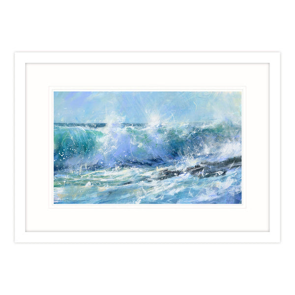 Framed Print - BART74F - Zawn Reath Breaker Framed Print - Slea Head Breakers Framed Print - Whistlefish